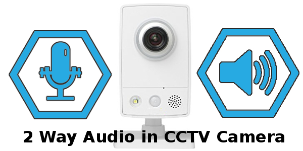 2 way audio cctv camera